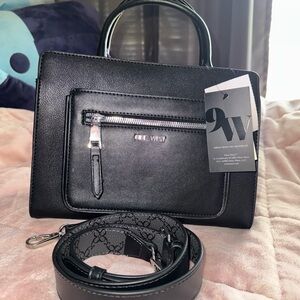 Nine West Black Ceri Satchel Bag